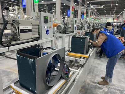 徐州盈量空調(diào)正式投產(chǎn) 7個月零20天創(chuàng)下投產(chǎn)新速度，為睢寧智能制造注入強(qiáng)勁動能